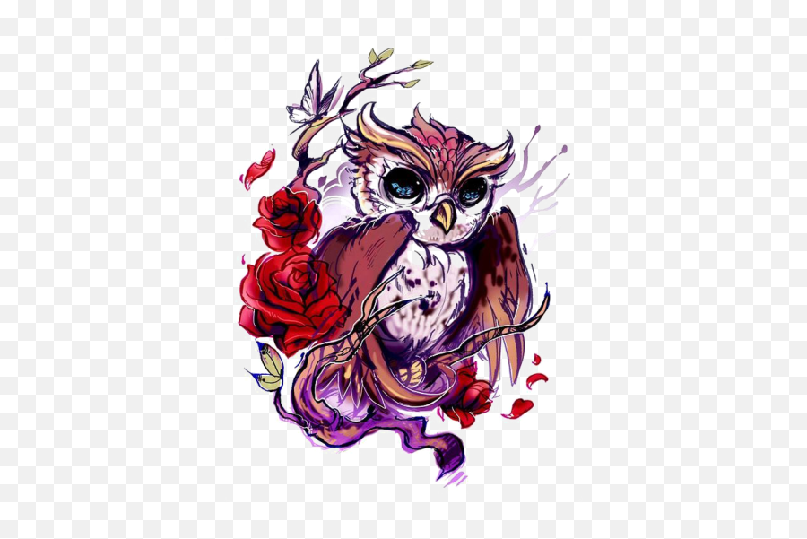 Rose Png And Vectors For Free Download - Dlpngcom Owl With Baby Owl Tattoo Emoji,Rose Emoticon For Tatto