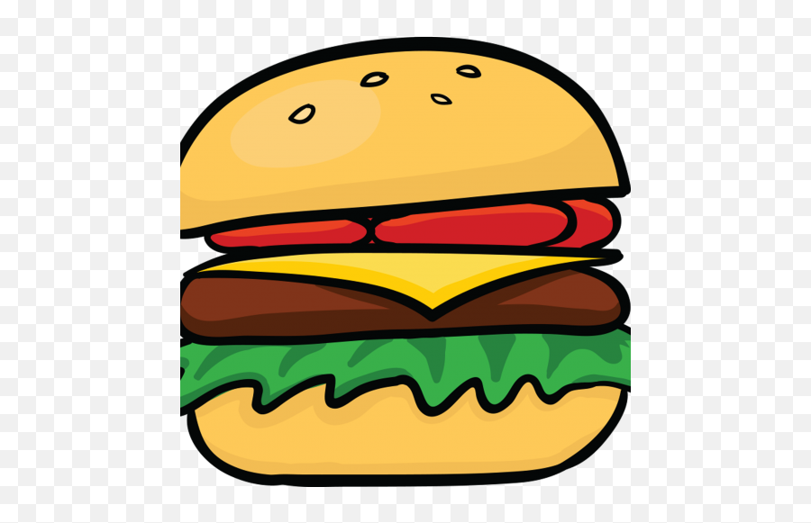 Free Png Downloads - Cartoon Burger Clipart Emoji,Burger Emoji Transparent Background