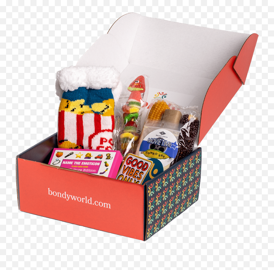 Movie Night Gift Box - Packet Emoji,Party Time Emoticon