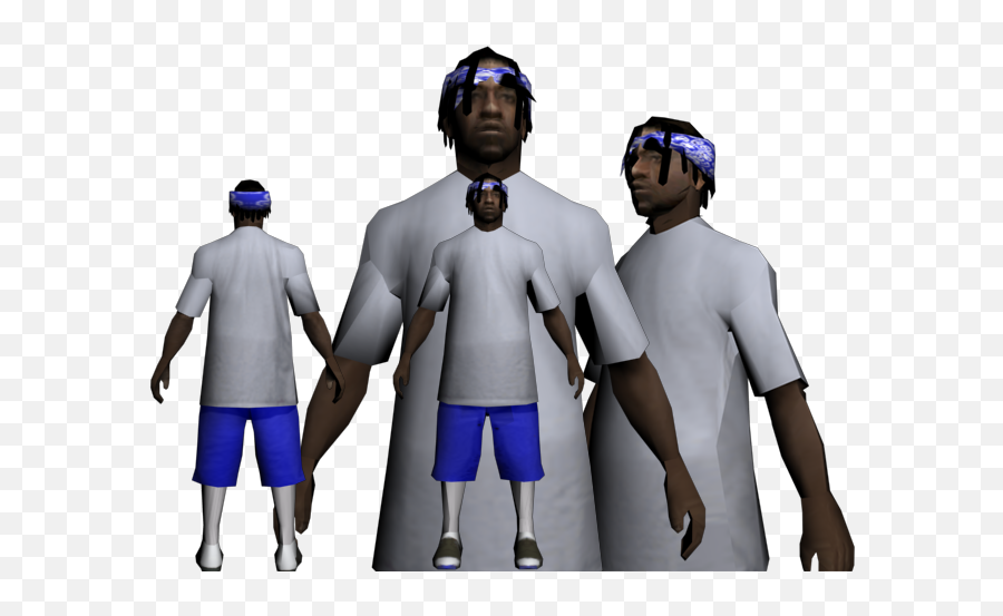 Shr Skin Crips Bloods - Modding Jogjagamers Community Gta San Andreas Crip Skin Lsrp Emoji,Crip Emoji