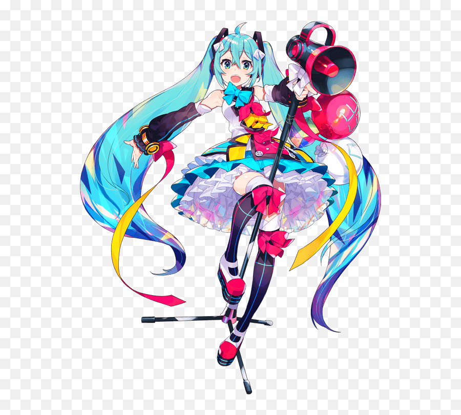 Birthday Message Project For Hatsune Miku A Collaboration - Miku Magical Mirai Png Emoji,Miku Gumi Emotions