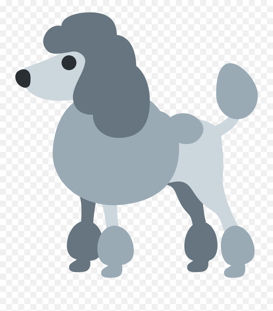 Poodle Emoji - Caniche Emoji,Emoji Dog Toy