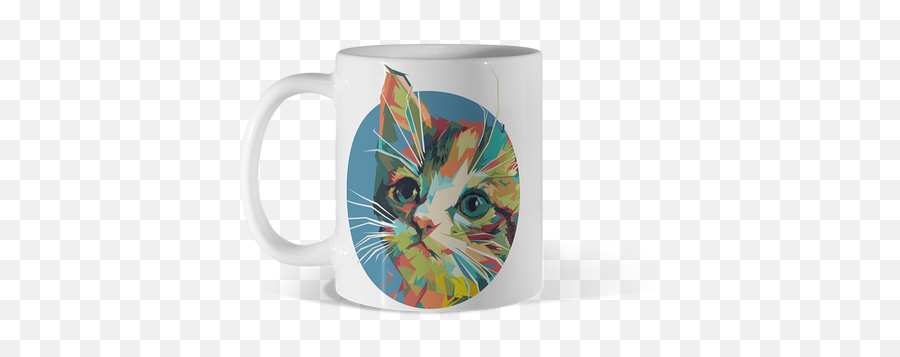 Trending Kitten Mugs Design By Humans - Magic Mug Emoji,Cute Hugging Animated Emojis Cats
