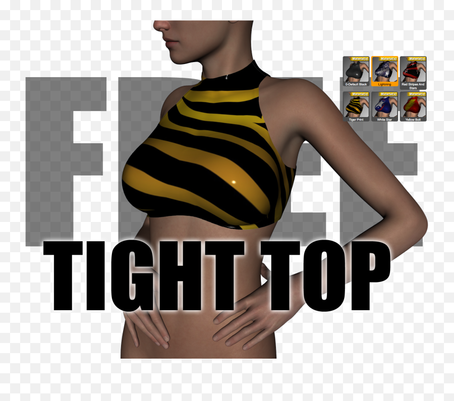 Tight Top For Genesis 2 Female - Fight Emoji,2 Female S&m Emojis And 1 Male S&m Emoji