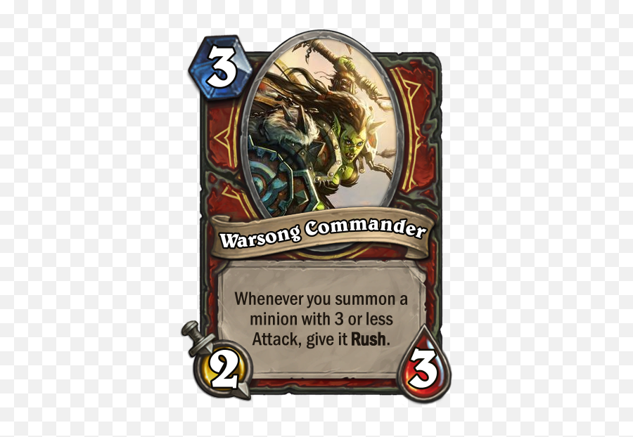Legend Of The Warsong Commander - Hearthstone Decks Hearthstone Warsong Commander Emoji,Illidan Emoticon