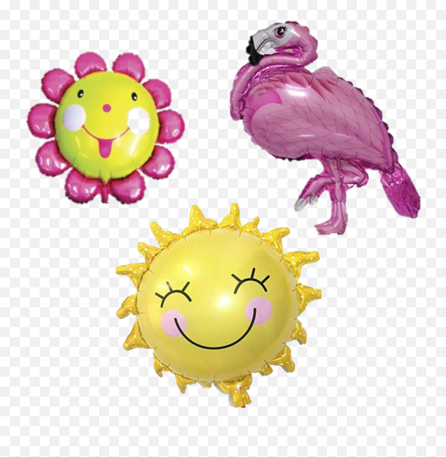 All U2013 Etiquetado Tropicalu2013 Balloonazo - Sunshine Balloon Emoji,Patilla Emoji