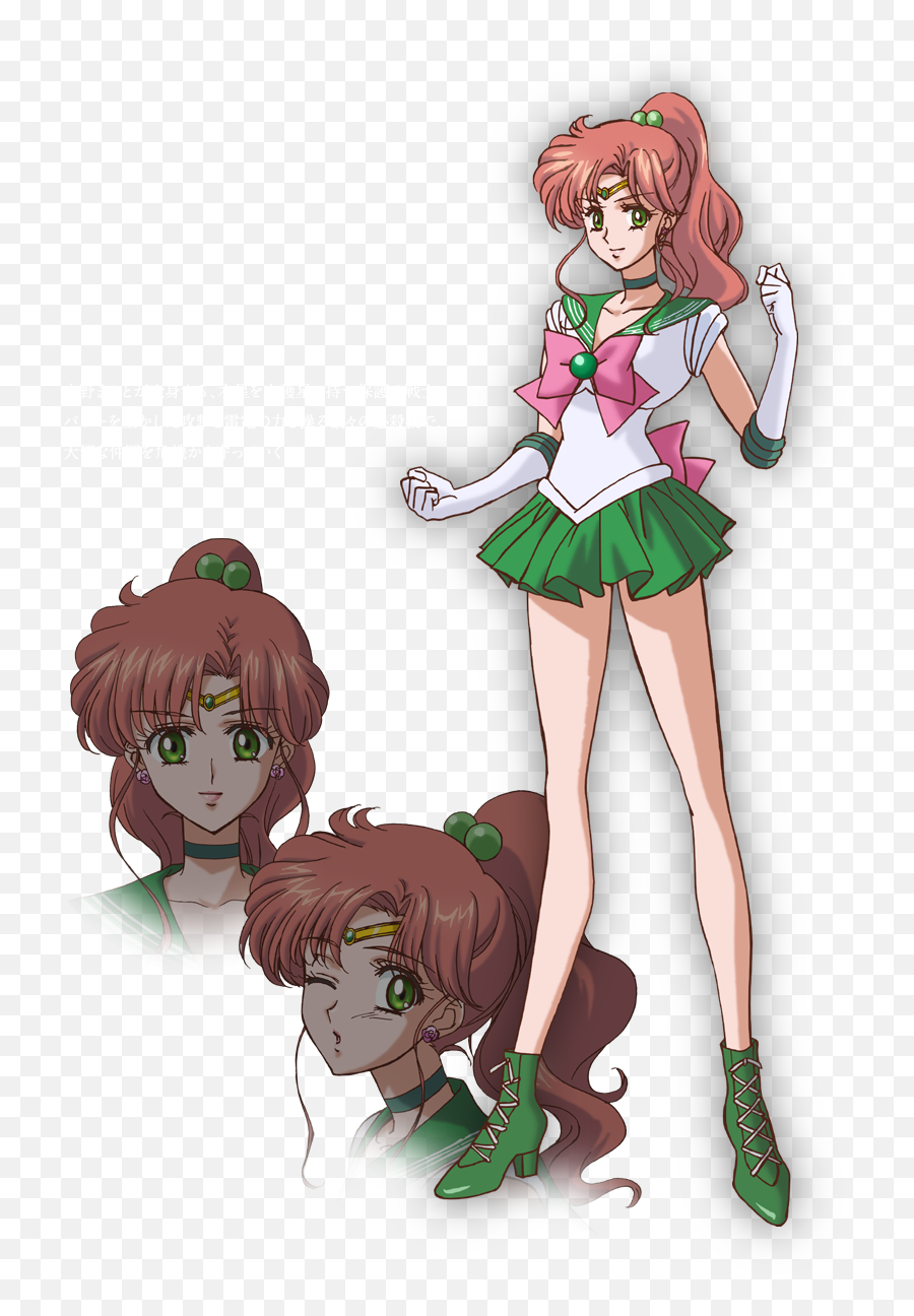 Sailor Jupiter From Sailor Moon - Sailor Moon Crystal Sailor Jupiter Emoji,Super Sailor Moon S Various Emotion Guide