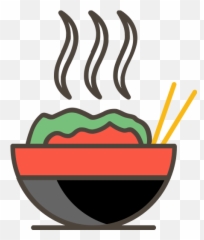 Asian Food Bowl Chopsticks Free Icon Of Asian Food Color - Mixing Bowl Emoji,Whatsapp Nigiri Sushi Emoticon