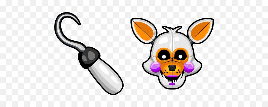 Five Nights At Freddyu0027s Lolbit Cursor U2013 Custom Cursor - Lolbit Cursor Emoji,Fnaf My Emoji Springtrap