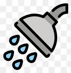 Shower Emoji - Ducha Emoji,Douche Emoji