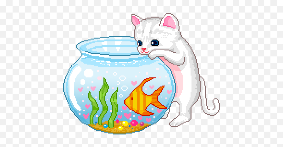 Cat Animated Gif - Gif Cartoon Cute Kitten Emoji,Nyan Cat Emoji