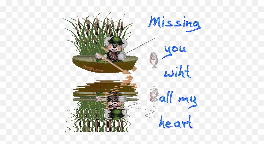 Missing You With All My Heart Comment Gifs - Good Luck On Fishing Gif Emoji,Emoticons Missing You