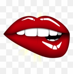 Loving Lips Stickers By Ash Alom Emoji,Lip Bite Emoji