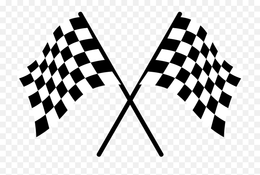 Flag Clipart Race Car Flag Race Car - Checkered Flags Png Emoji,Racing Flag Emoji