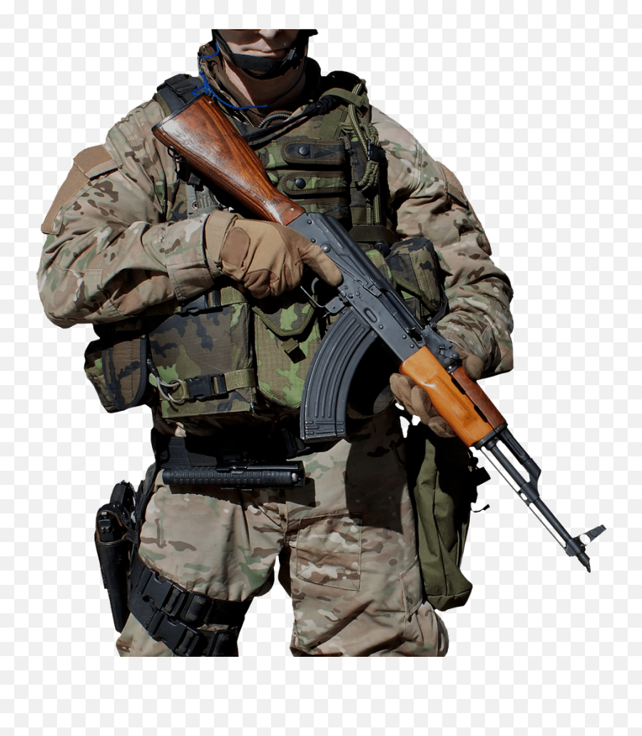 Download Hd Soldier Ak47 - Ak 47 Transparent Png Image Emoji,Soilder Emoji