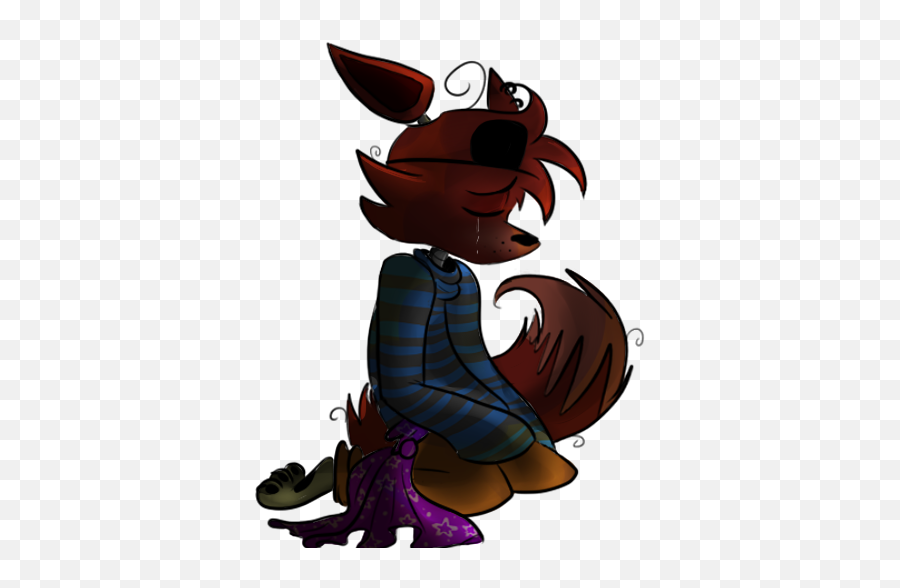 Sad Foxy By Https - Sad Foxy Fnaf Fanart Emoji,Foxy Emoji