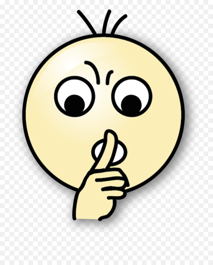 Quietsilentpsstfingerface - Free Image From Needpixcom Don T Make Noise Clipart Emoji,Emoji Silent Night