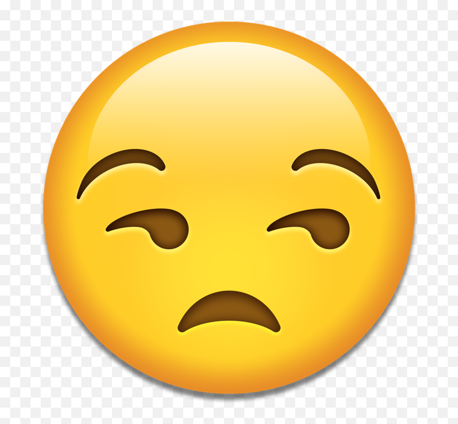 Emoji Emojis Really Serious Sticker - Face Emoji,Serious Emoticon