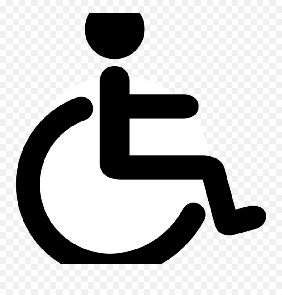 Wheelchair Clipart Search Results For - Silhouette Wheelchair Clipart Png Emoji,Handicap Sign Emoji