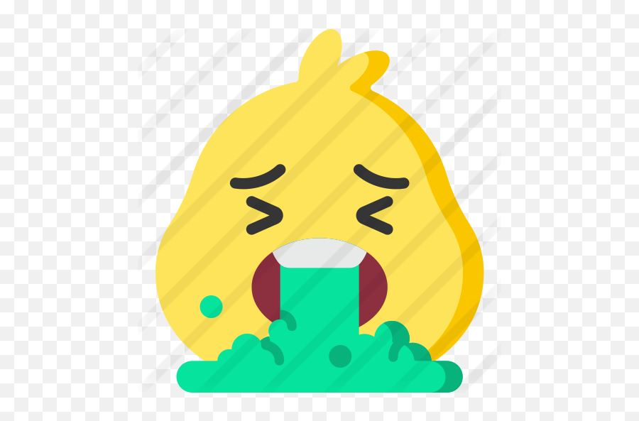 Vomiting - Free Smileys Icons Happy Emoji,Puking Emoji