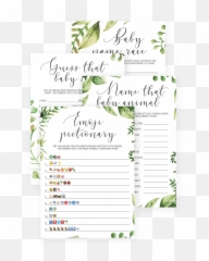 Popular Baby Shower Game Cards - Wish For Baby Shower Printable Emoji,Bridal Emoji Pictionary Answer Key