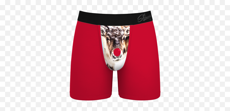 Menu0027s Underwear With Animal Faces - 57 Off Rudolph Boxers Emoji,Emoticon Panties Size Large