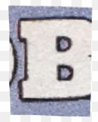 Cutout Newspaper B Letters Sticker By Kaylinturnage - Newspaper Letter B Png Emoji,B Letter Emoji