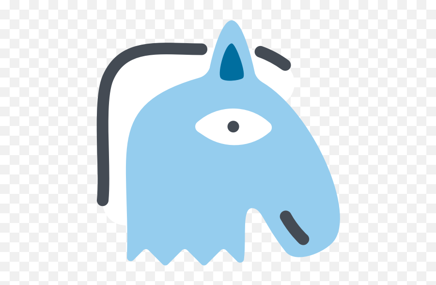 Beast Blue Danger Emoji Freak - Big,Blue Emoji