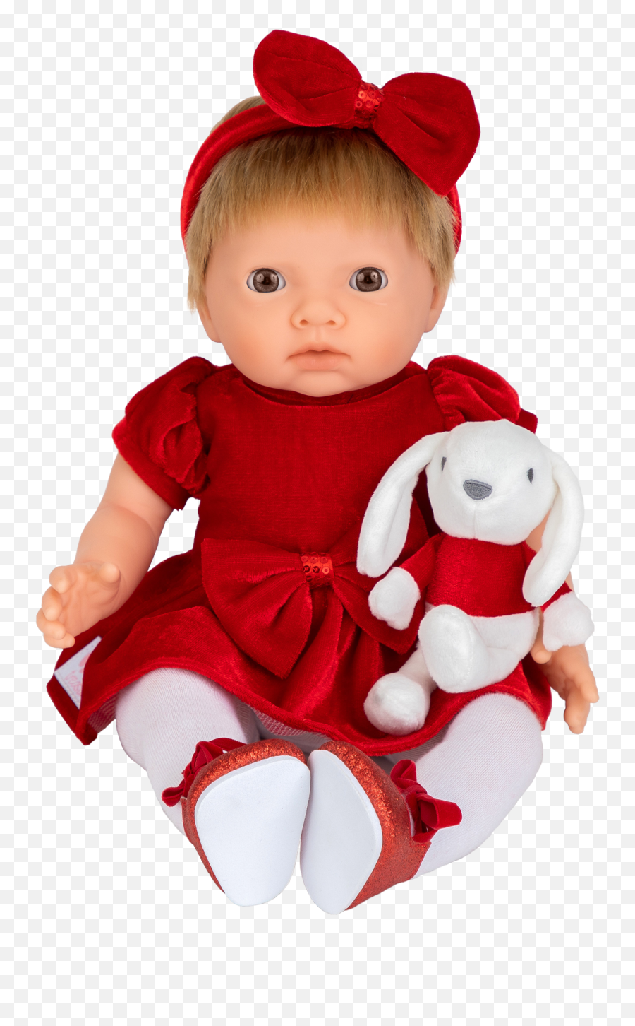 Limited Edition Holly Doll Tiny - Tiny Treasures Christmas Doll Emoji,Lifelike Doll Showing Emotions