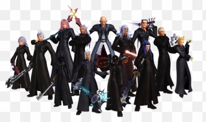 Real Organization Xiii - Kingdom Hearts 3 Organization 13 Emoji,Real Emotion Simple And Clean