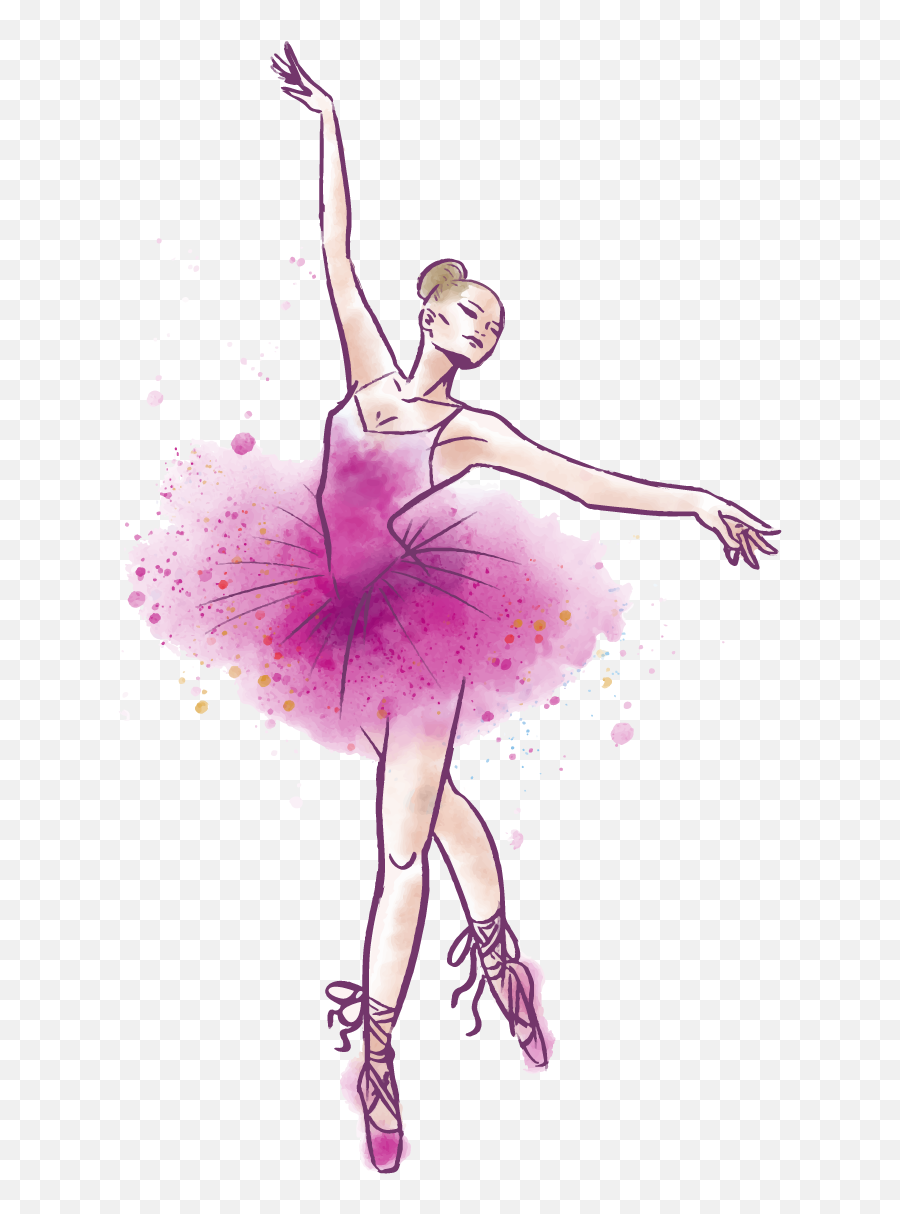 Ballet Dancer Watercolor Painting - Vector Swan Lake Png Famous Inspiring Dance Quotes Emoji,Ballet Clipart Free Download For Use As Emojis