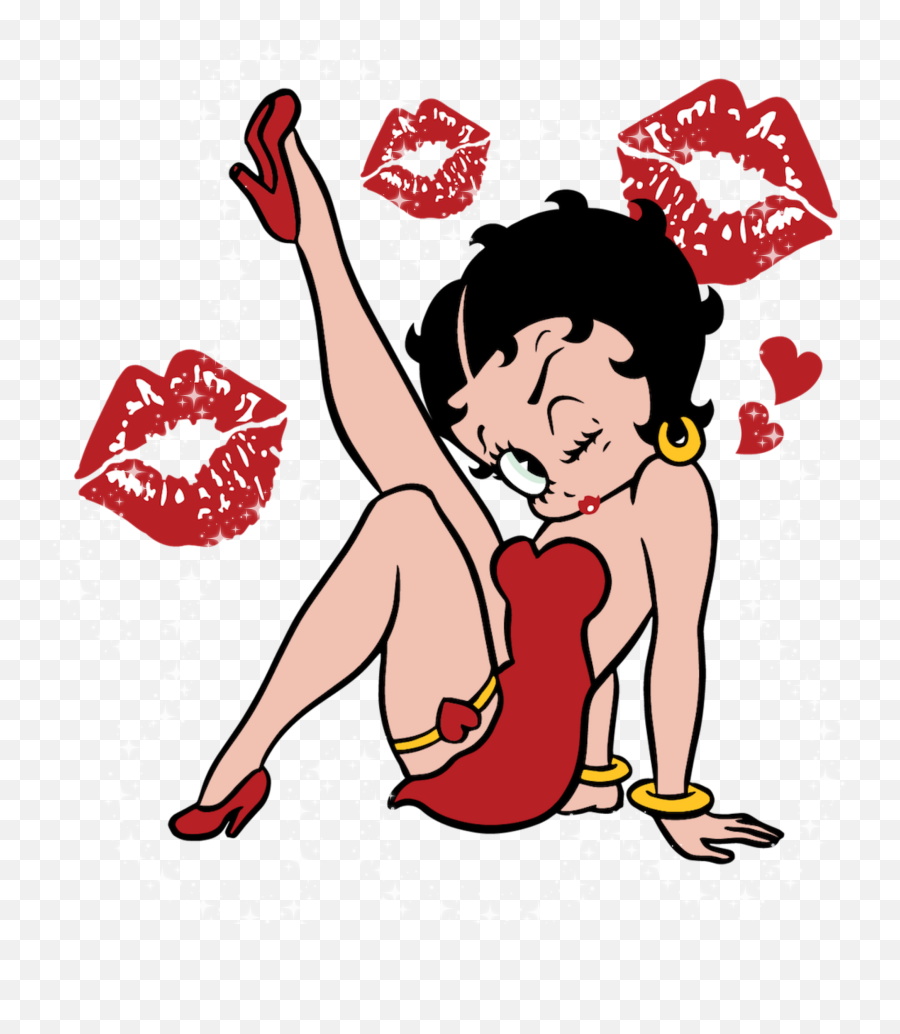 Bettyboop Boop Femme Woman Girl Sticker By Lamusa - Imagens Betty Boop Png Emoji,Betty Boop Emoji