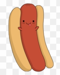 Cute Hotdog Sticker - Cute Foods Emoji,Cute Hotdog Emojis