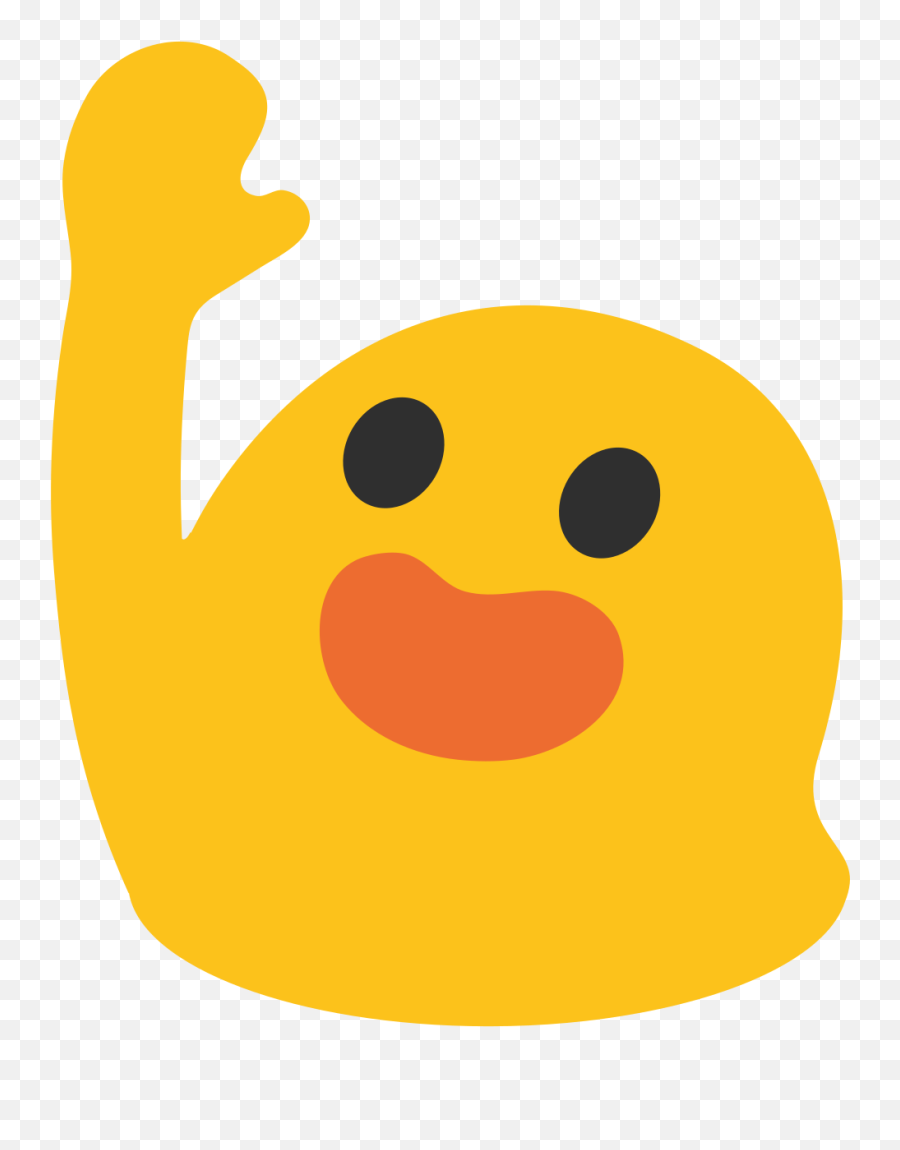 Hi Five Emoji Transparent Png - Android Hand Raised Emoji,High Five Emoji