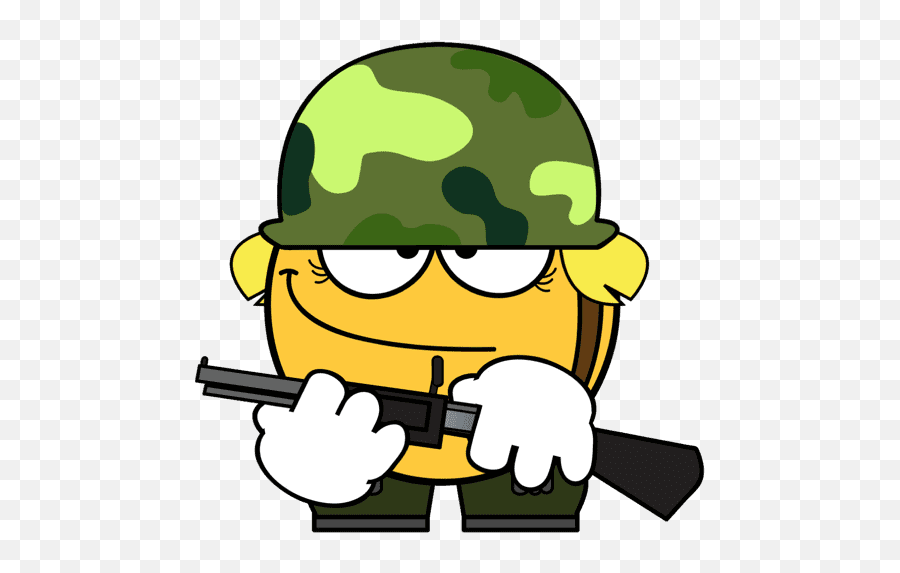 Stickers For Whatsapp Military - Hard Emoji,Military Emoticon