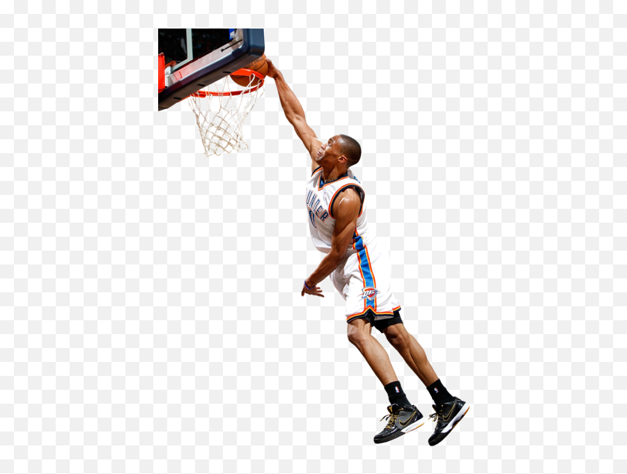 Russell Westbrook - Aaron Gordon Dunk Png Emoji,Russell Westbrook Emoji