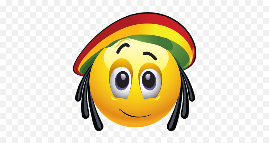 Funny Emoji Faces - Rasta Smiley,F Emoji
