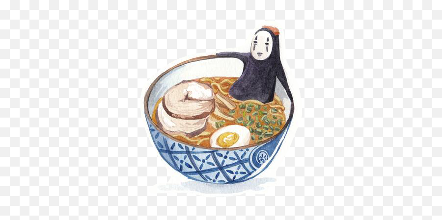 Images Of Aesthetic Ramen Noodles Anime - No Face Art Spirited Away Emoji,Animefacial Emotion Gif