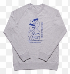 Hold It Together Jumper Grey - Long Sleeve Emoji,Iris Apfel Emoji