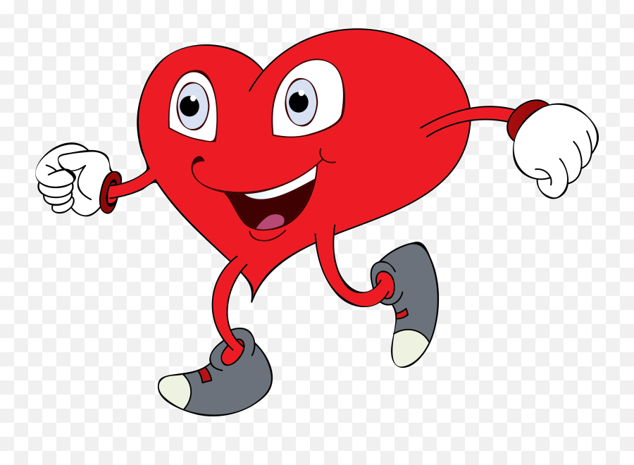 Animated Heart Png - Cartoon Human Heart Clipart Emoji,Animated Heart Emoji