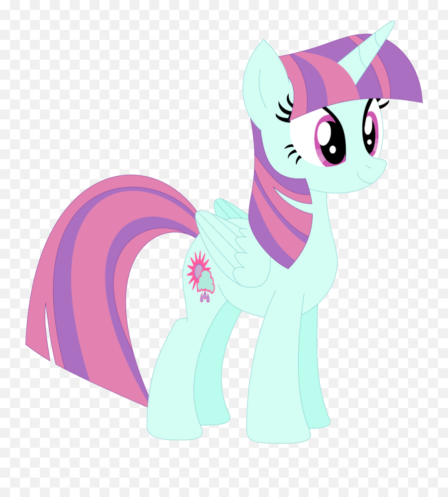 Download Ra1nb0wk1tty Female Mare Pony Recolor Safe - Mlp Recolor Starlight Glimmer Emoji,Sparkle Emoticon Transparant