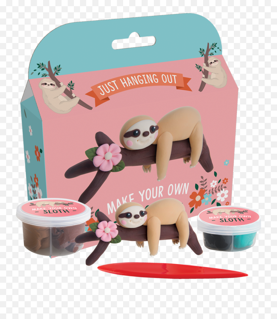 Make Your Own Sloth Diy Kit - Modelling Clay Emoji,Facebook Emojis Sloth