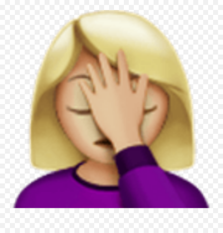 The Most Edited - Face Palm Emoji,Hand Slap To The Forhead Emoticon