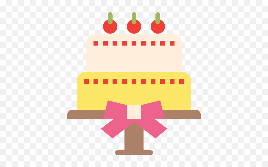 Gift Cake Surprise Bow Free Icon Of - Cake Decorating Supply Emoji,Cake Emoticon Facebook Status