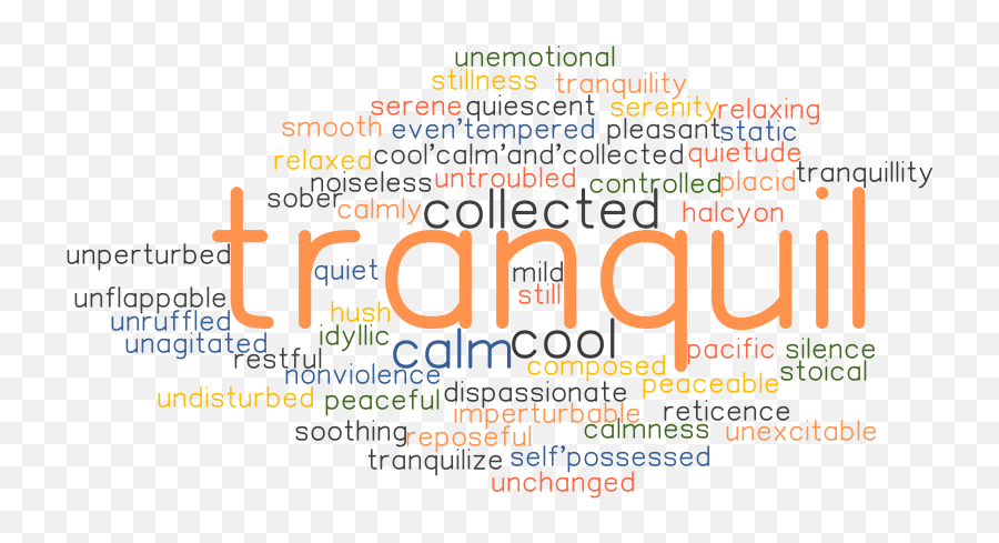 Synonyms And Related Words - Dot Emoji,Calm Seas Emotions