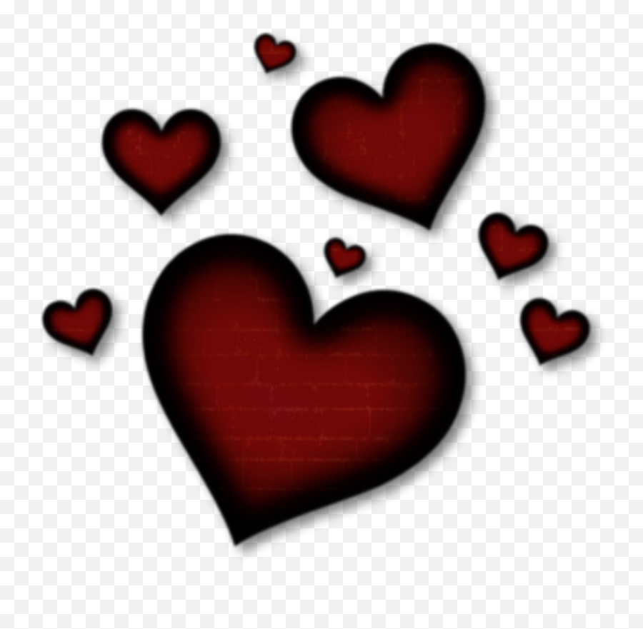 Red Redheart Haert Sticker - Girly Emoji,Simon Cowell Heart Emojis