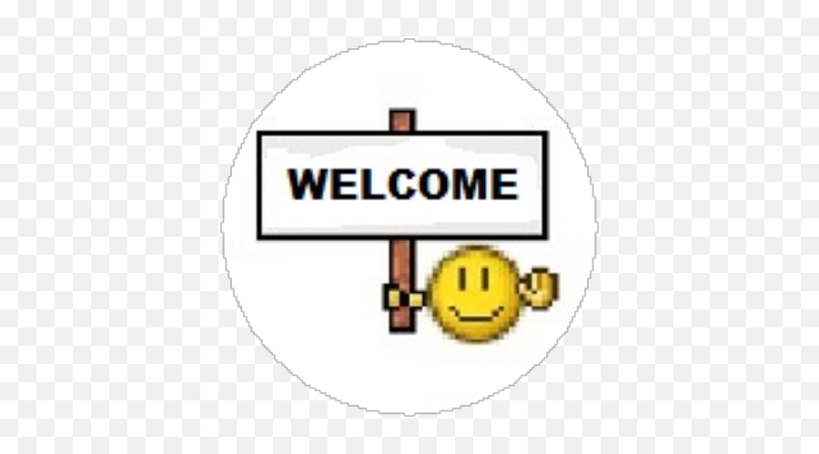 Welcome Badge - Roblox Gif Emoji,Complex Happy Emoticon