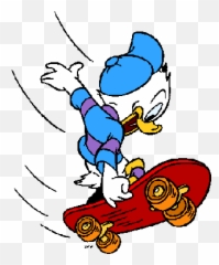 Disney Skateboard Clip Art Images - Skateboard Clipart Gif Emoji,Huey Emoji