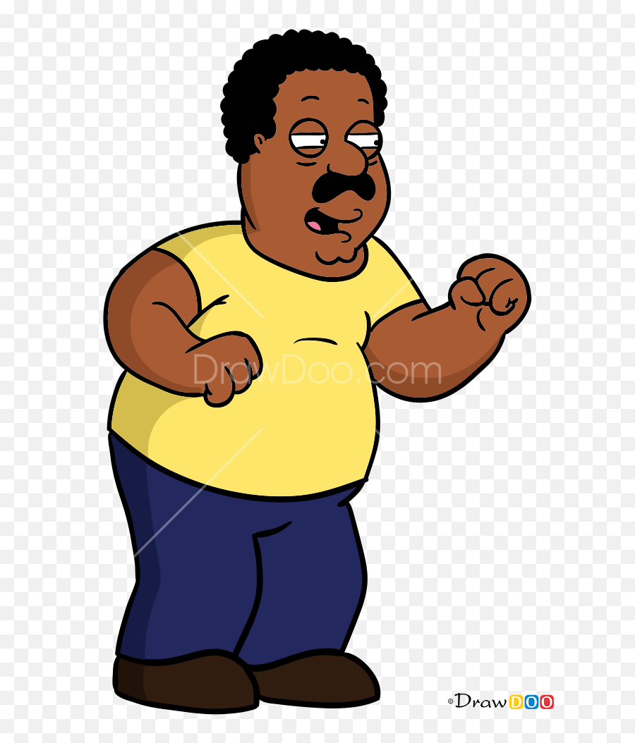 How To Draw Cleveland Brown Family Guy - Cleveland From The Cleveland Show Emoji,Cleveland Emoji