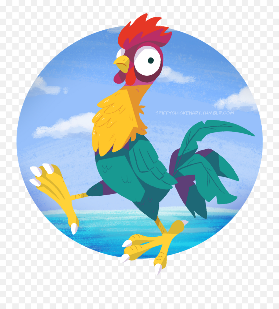 Chicken Moana Wallpapers - Hei Hei Moana Png Emoji,Movie About Emotion In The Head Pixstar